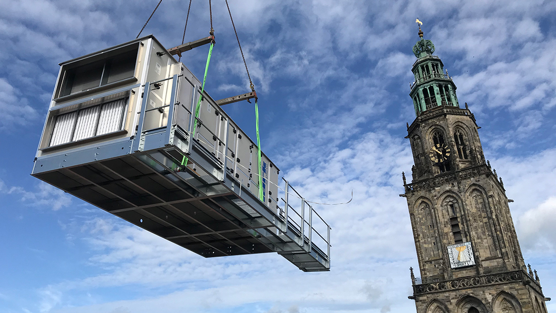 Af fabriek zijn de warmteterugwin-units voorzien van geluidsdempers om aan de geluideisen te voldoen.