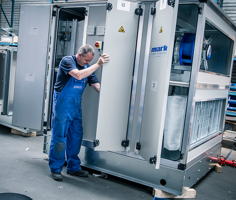 Benieuwd hoe de productielocatie van Mark Climate Technology eruit ziet?